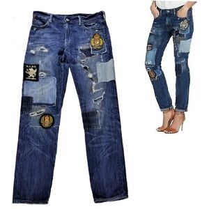 astor slim boyfriend jean